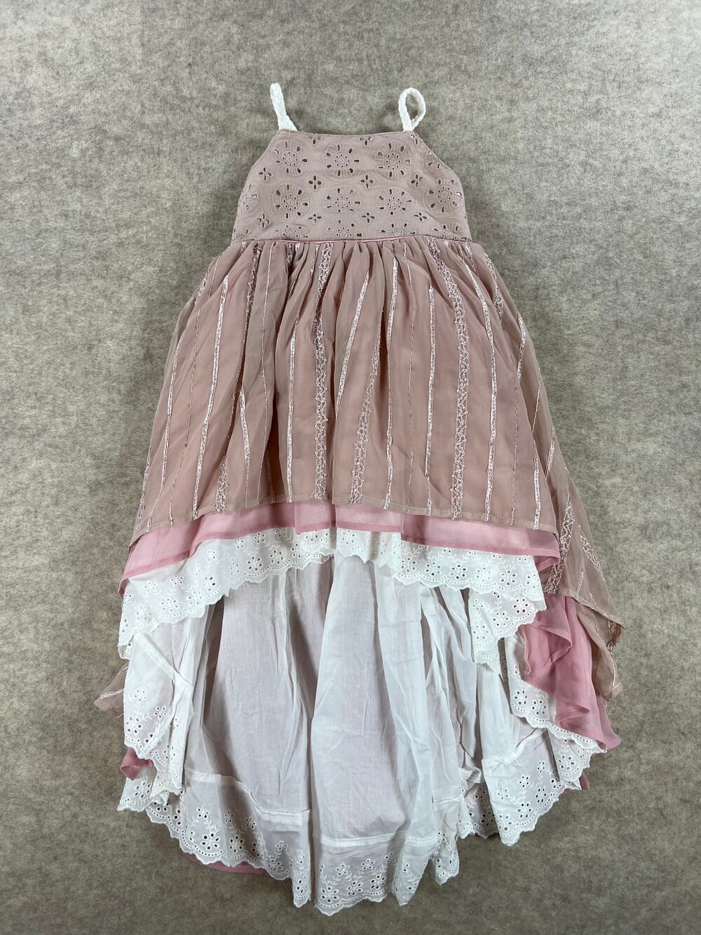 Love and Grow Mauve Sea Princess Hi Lo Dress 4T NEW